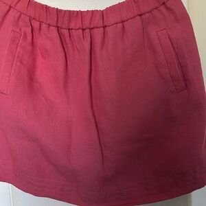 Loft women’s skirt  pink size large cotton blend